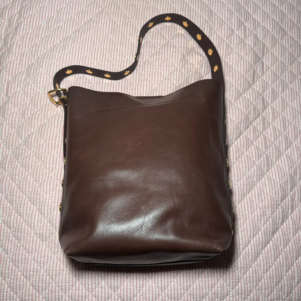 Madewell Studded Leather Shoulder Bag